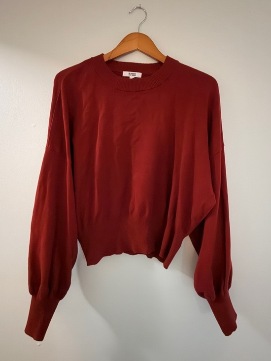BB Dakota Tops - BB Dakota Steve Madden Cropped Sweater – Red – Size XL